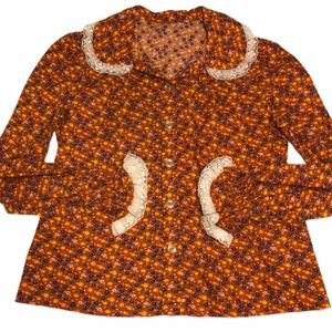 💥 MOVING SALE Handmade Vintage Floral Button Down